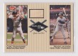 2002 FLEER GREATS GAME DUELING DUOS REGGIE JACKSON BAT CARL YASTRZEMSKI 