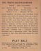 Travis "Stonewall" Jackson 1940 Play ball #158