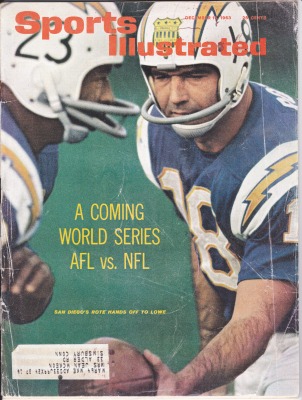 December 16, 1963 - San Diego's Tobin Rote and Paul Lowe