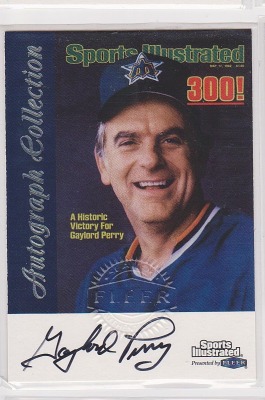  GAYLORD-PERRY-1999-Sports-Illustrated-Fleer-Autograph-HOF-San-Francisco-Giants 
