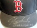 Boston Red Sox Juan Cedeno and Chip Anders game worn baseball cap lot