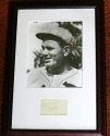Dizzy Dean Photo With Cut Signature