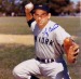 Yogi Berra Signed 8x10 Color Photo matted with a career stats matting