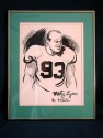 Bill Gallo Original Art Work of NY Jets Marty Lyons