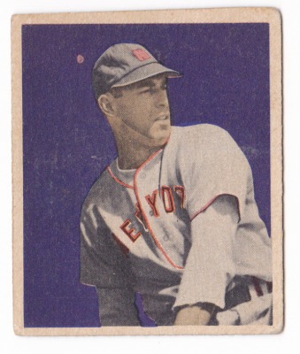 1949 Bowman Vic Raschi ROOKIE VG-EX+ N Y Yankees 