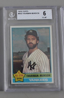 1976 Thurman Munson Topps Graded Card