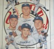 1961 NY Yankee infield Promotional Poster from Chase Bank 