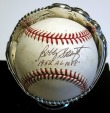 Bobby Shantz autographed baseball