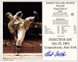 Bob Feller - Hall of Fame Autographed Induction Day Ceremony Card