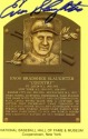 Enos Slaughter Hall of Fame Autographed Card