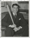 JOE DiMAGGIO Posing with Bat Original 1940's News Photo
