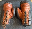 Boxing gloves autographed by Gene Tunney and Jack Dempsey