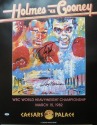 LARRY HOLMES & LEROY NEIMAN HAND Signed Photo Poster