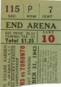 Vintage Hockey Ticket Stub - Rangers vs Toronto