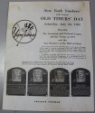 New York Yankees 1962 Old Timer's Day Program