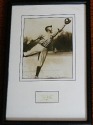 Ty Cobb framed Cut Signature with vintage photo